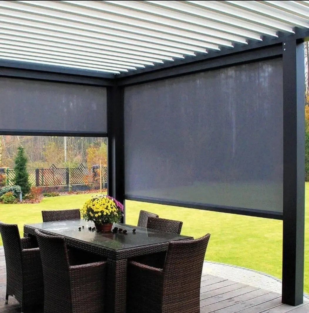 Outdoor blinds install and service